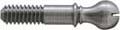 Top jaw screw, 1/4-20 thread, slotted